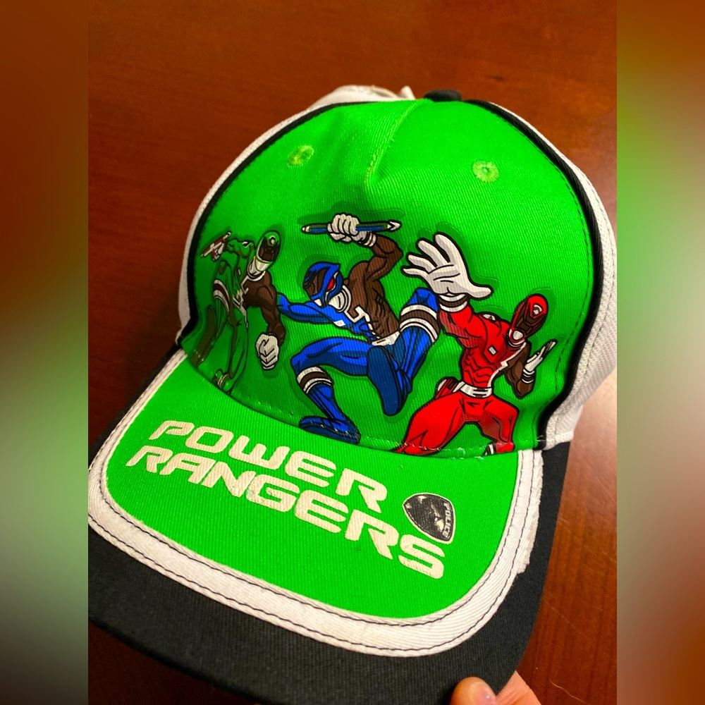 Green power rangers hat